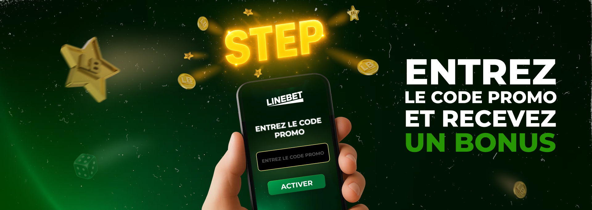 Saisir un code promo Linebet lors de l’inscription